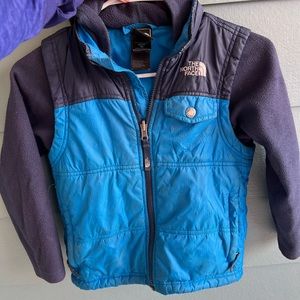 The North Face hooded jacket for boys xs, size 6